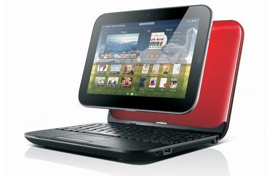 IdeaPad U1 tablet functions as a laptop as well.